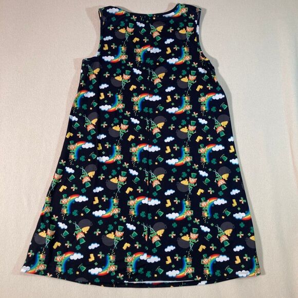 Leprechaun Dress Sz Small‎ Black/Multicolor St. Patrick's Day Halloween Dress Up - Picture 8 of 9